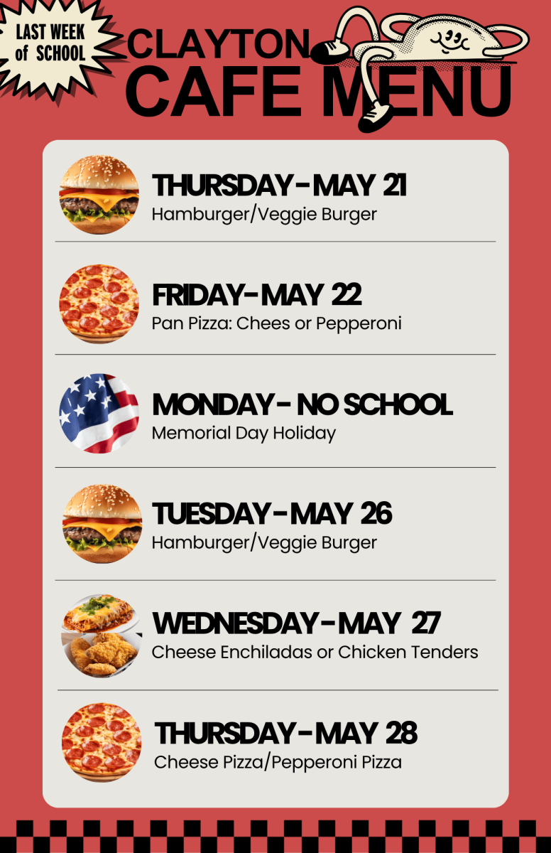 Last week menu