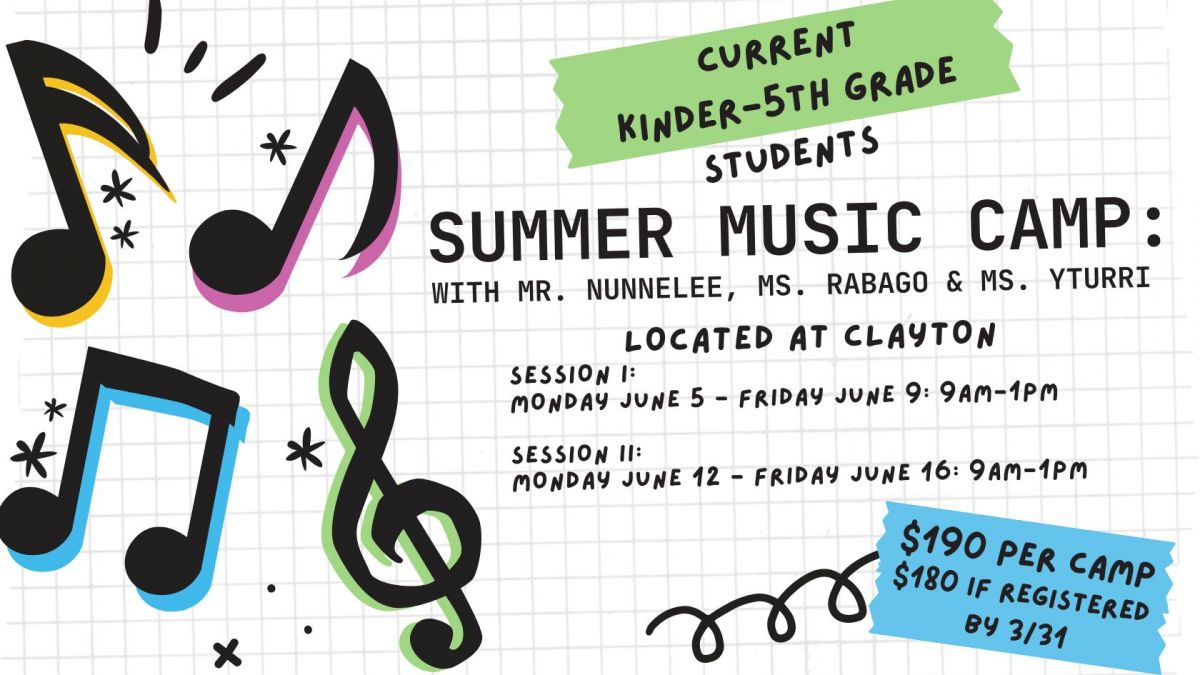 Music Camp Flyer 2023